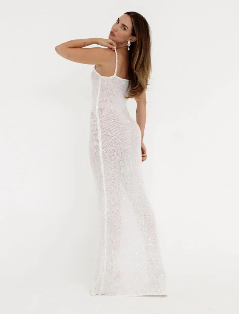 RUMORED PALM BEACH MAXI - WHITE