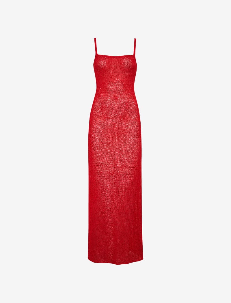 RUMORED PALM BEACH MAXI - RED