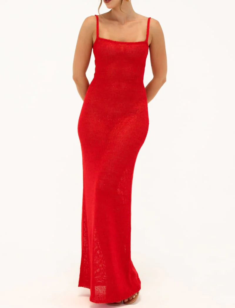 RUMORED PALM BEACH MAXI - RED