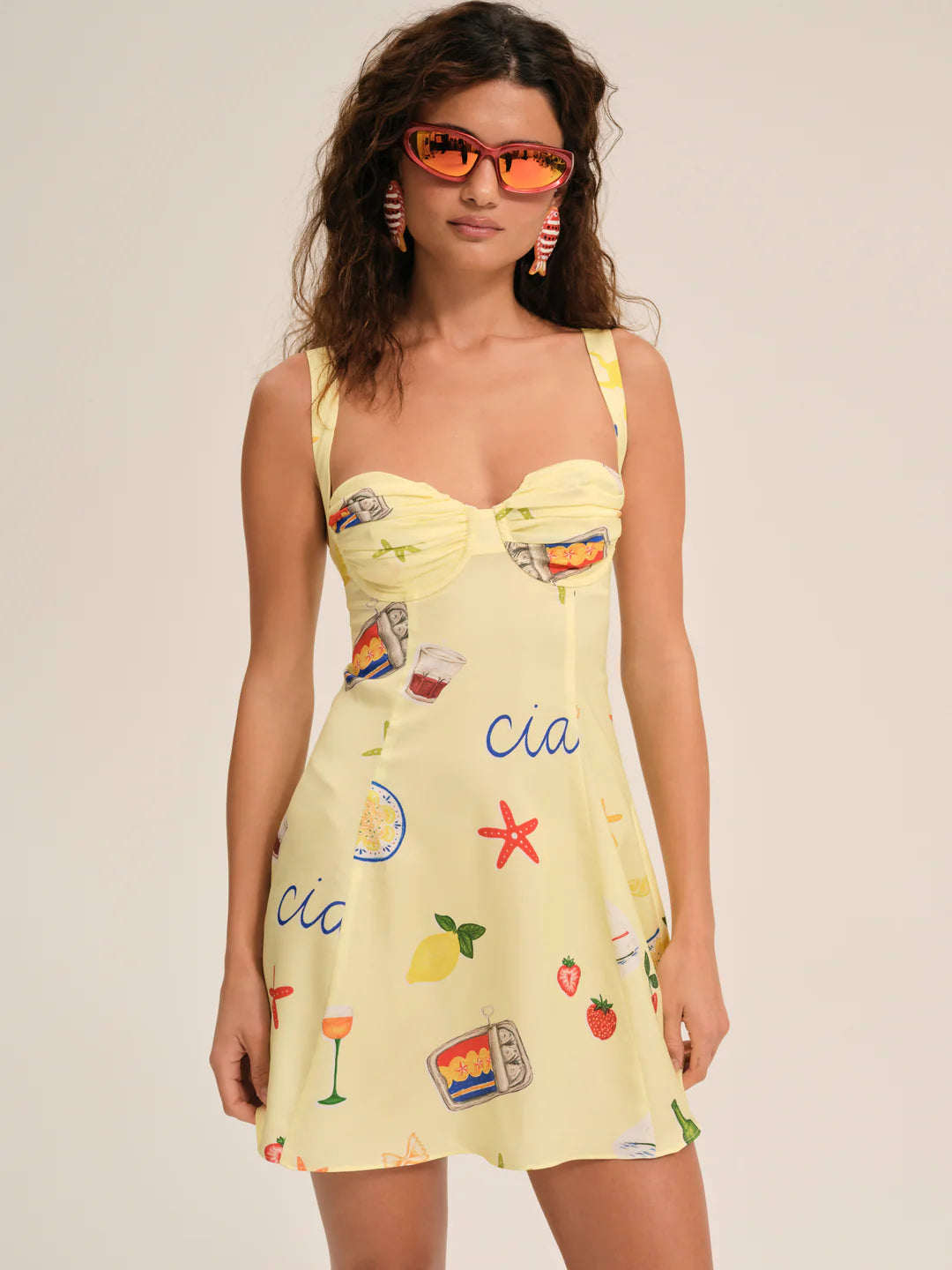 FOR LOVE AND LEMONS CIAO MINI DRESS