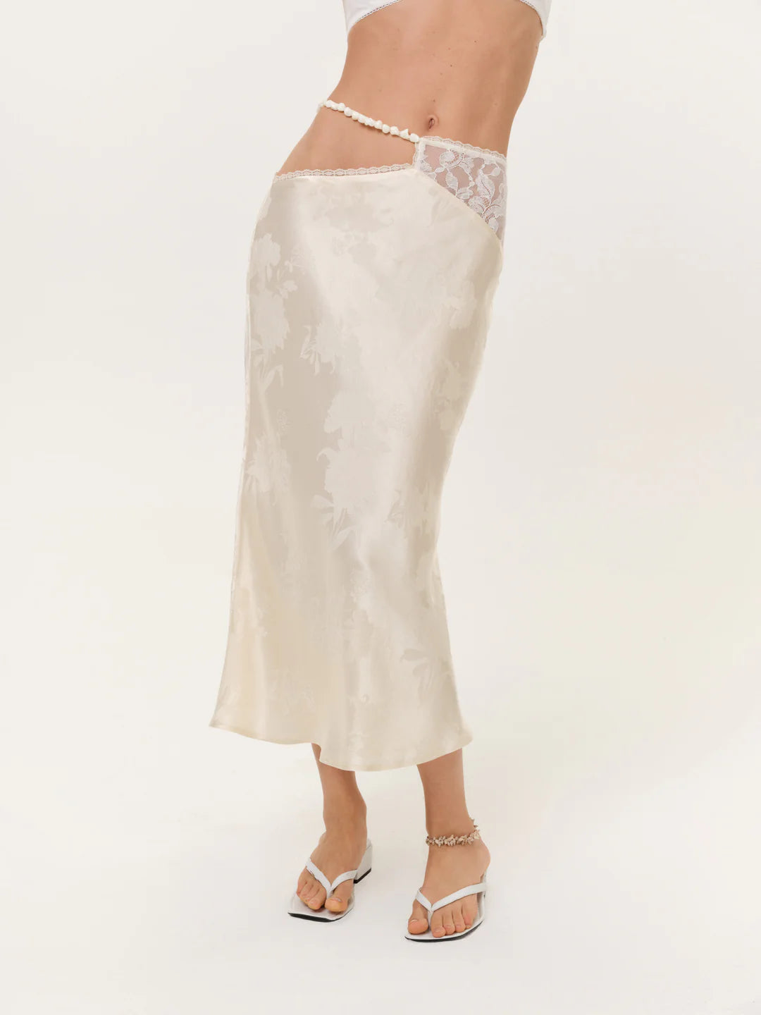 FOR LOVE AND LEMONS ADRIFT MIDI SKIRT