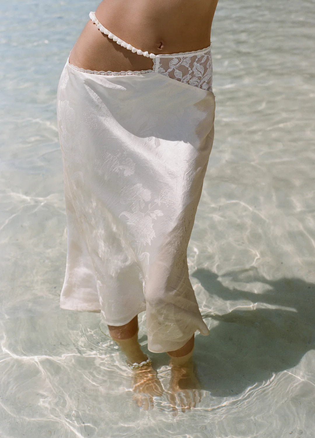 FOR LOVE AND LEMONS ADRIFT MIDI SKIRT