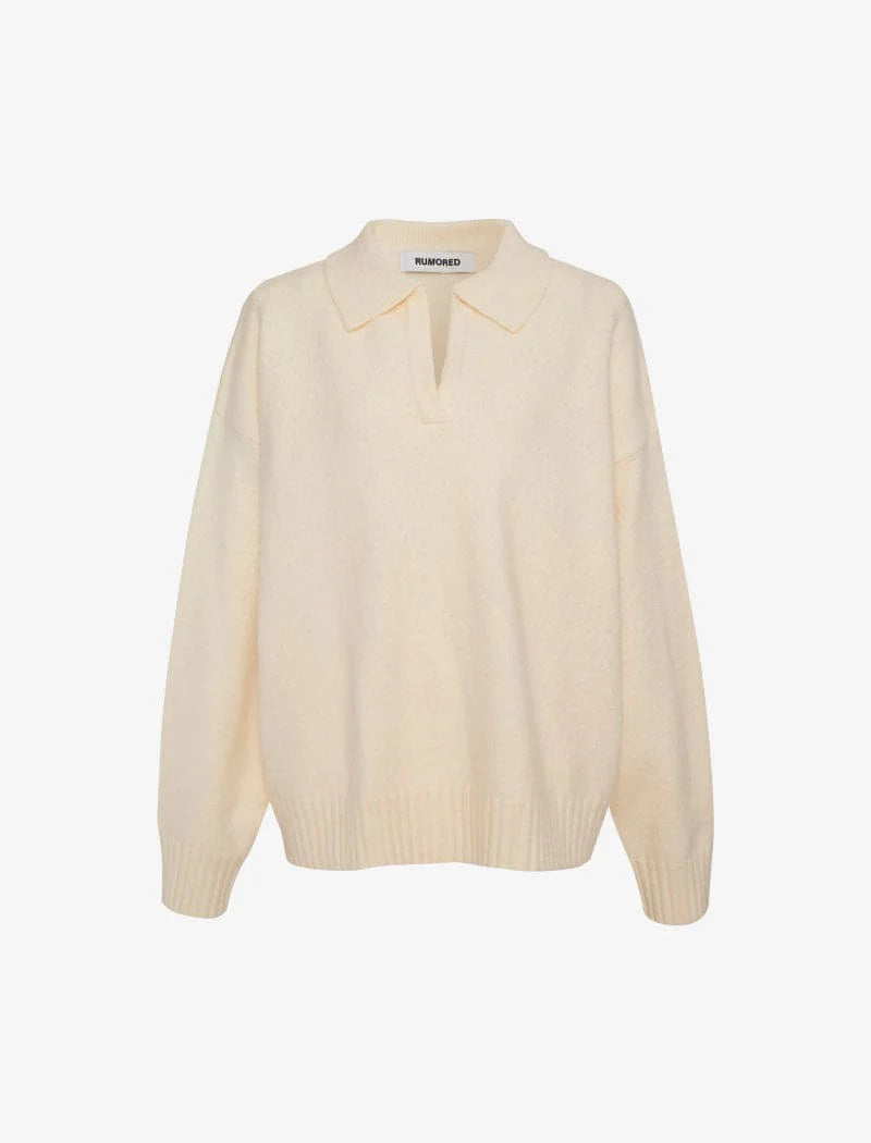 RUMORED DELANCEY SWEATER IN IVORY